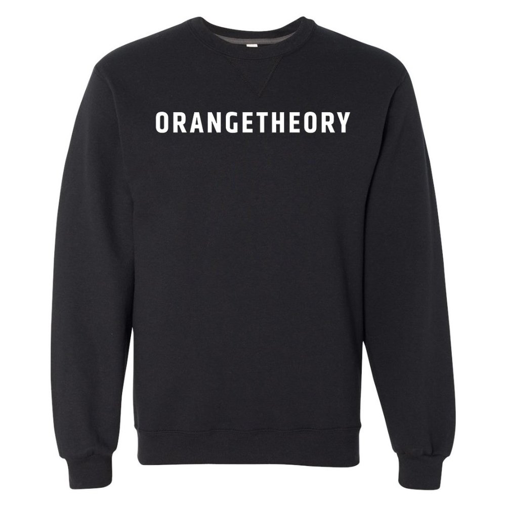 Orange Theory Fitness Sofspun Crewneck Sweatshirt BLACK